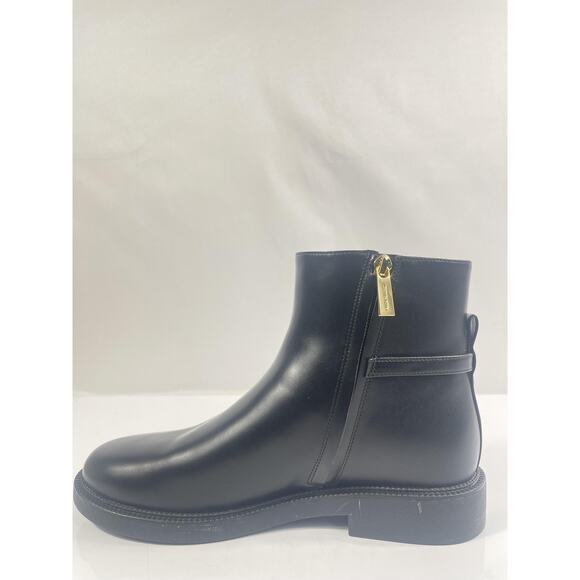 Michael Kors Mandy Bootie Boots Womens Size 8M Black Faux Leather Ankle Logo main image 3